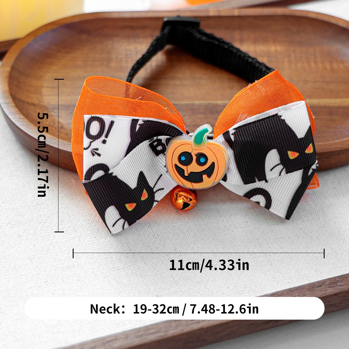 Halloween Bow Tie Collar