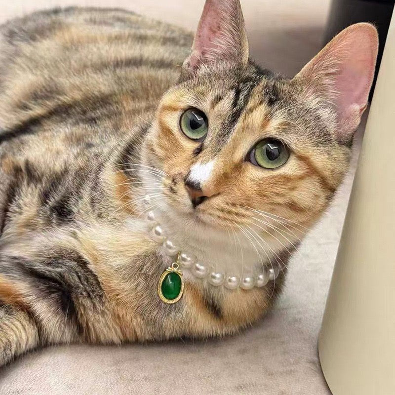 Gemstone Pearl Necklace