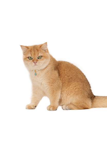 Teardrop Gemstone Pearl Necklace