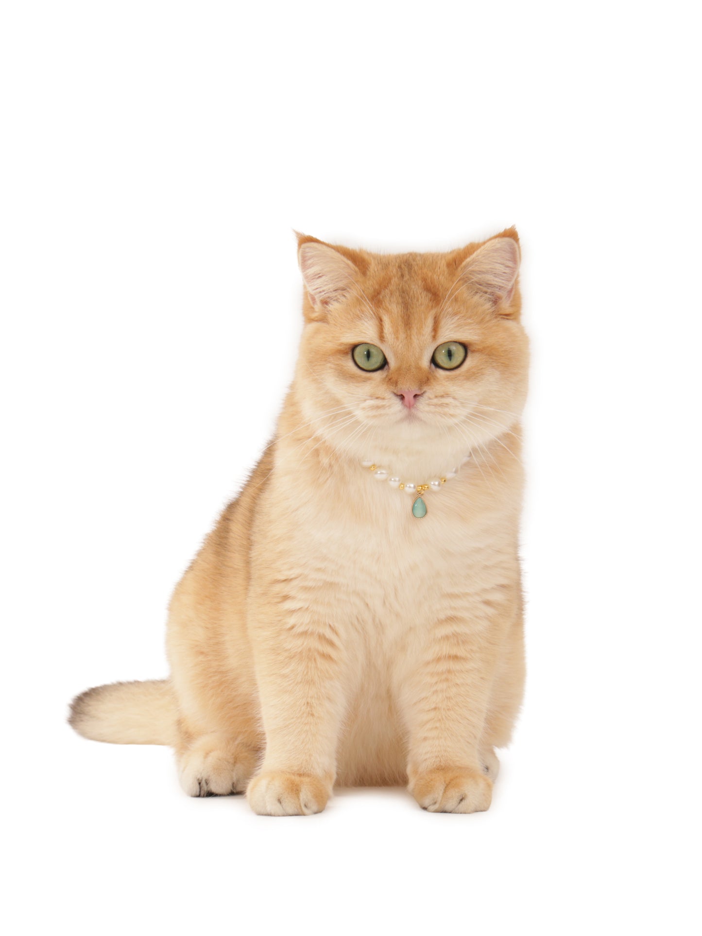 Teardrop Gemstone Pearl Necklace