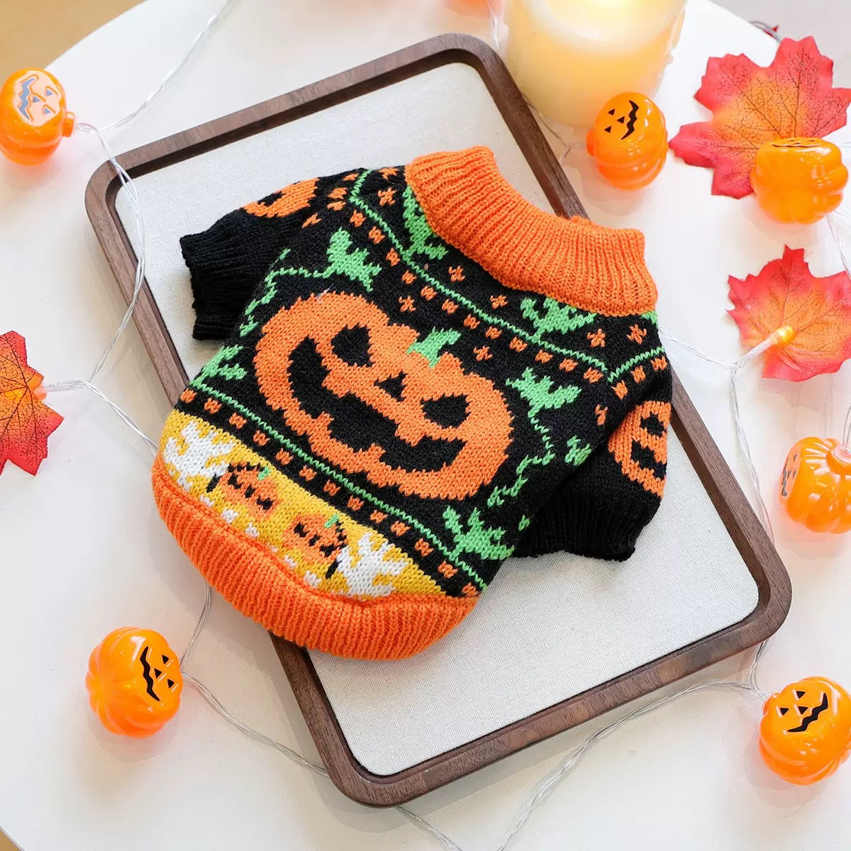 Halloween Pumpkin Sweater