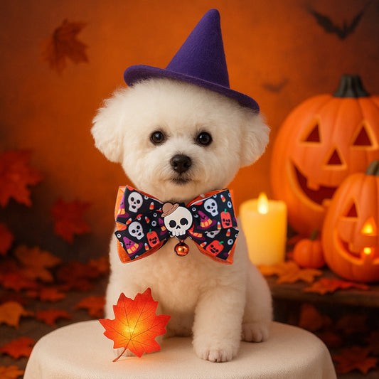 Halloween Bow Tie Collar