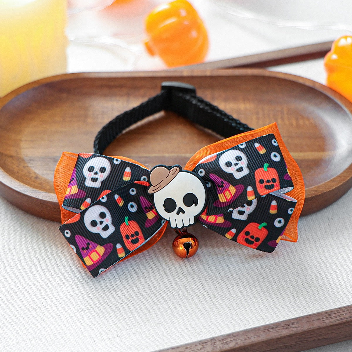 Halloween Bow Tie Collar