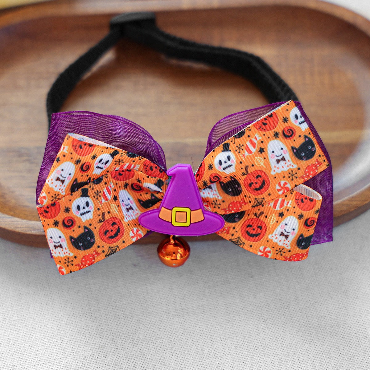 Halloween Bow Tie Collar