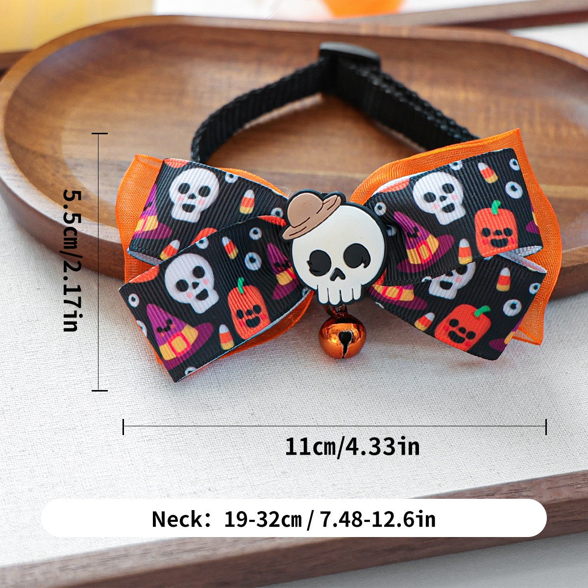 Halloween Knitted Pet Bib