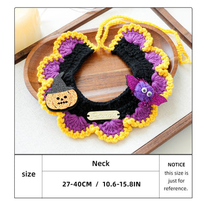 Halloween Knitted Pet Neckerchief