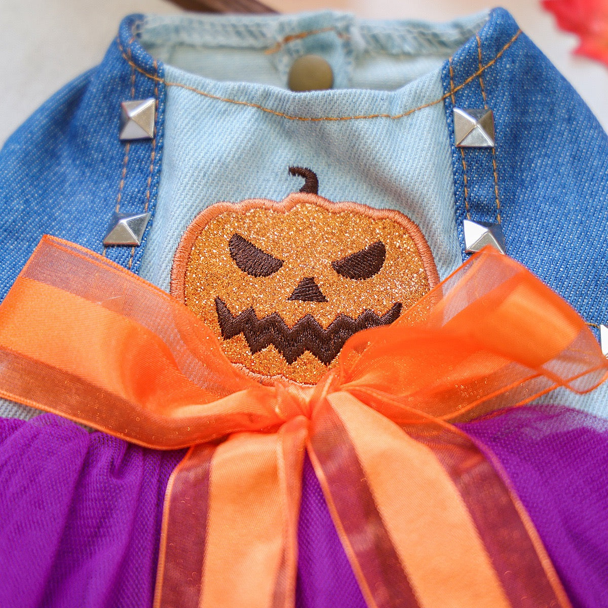 Halloween Style Pet Silk Dress