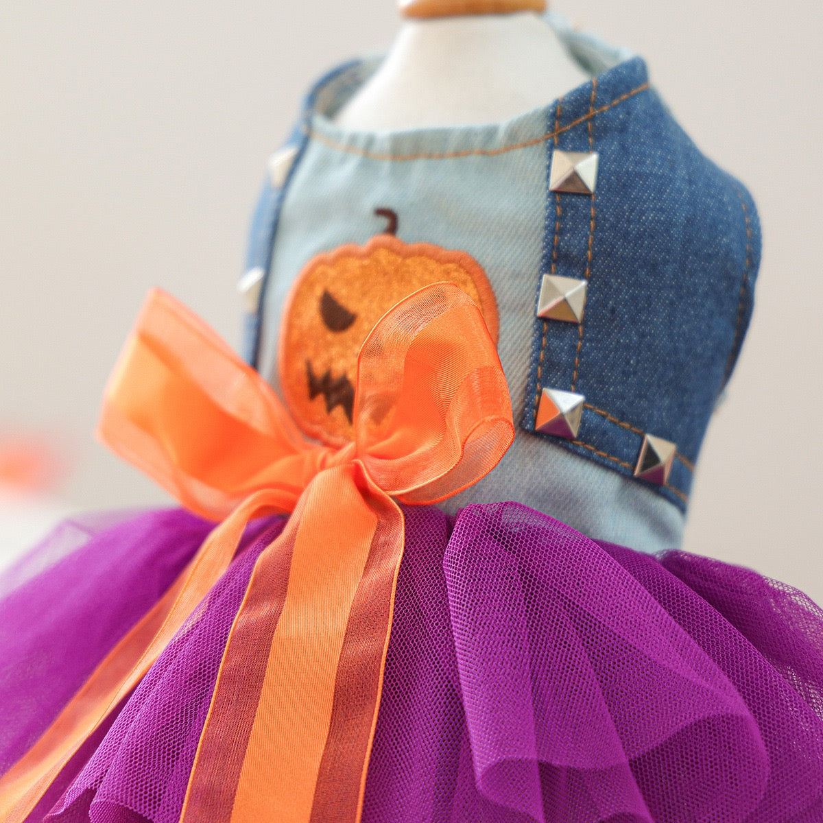 Halloween Style Pet Silk Dress