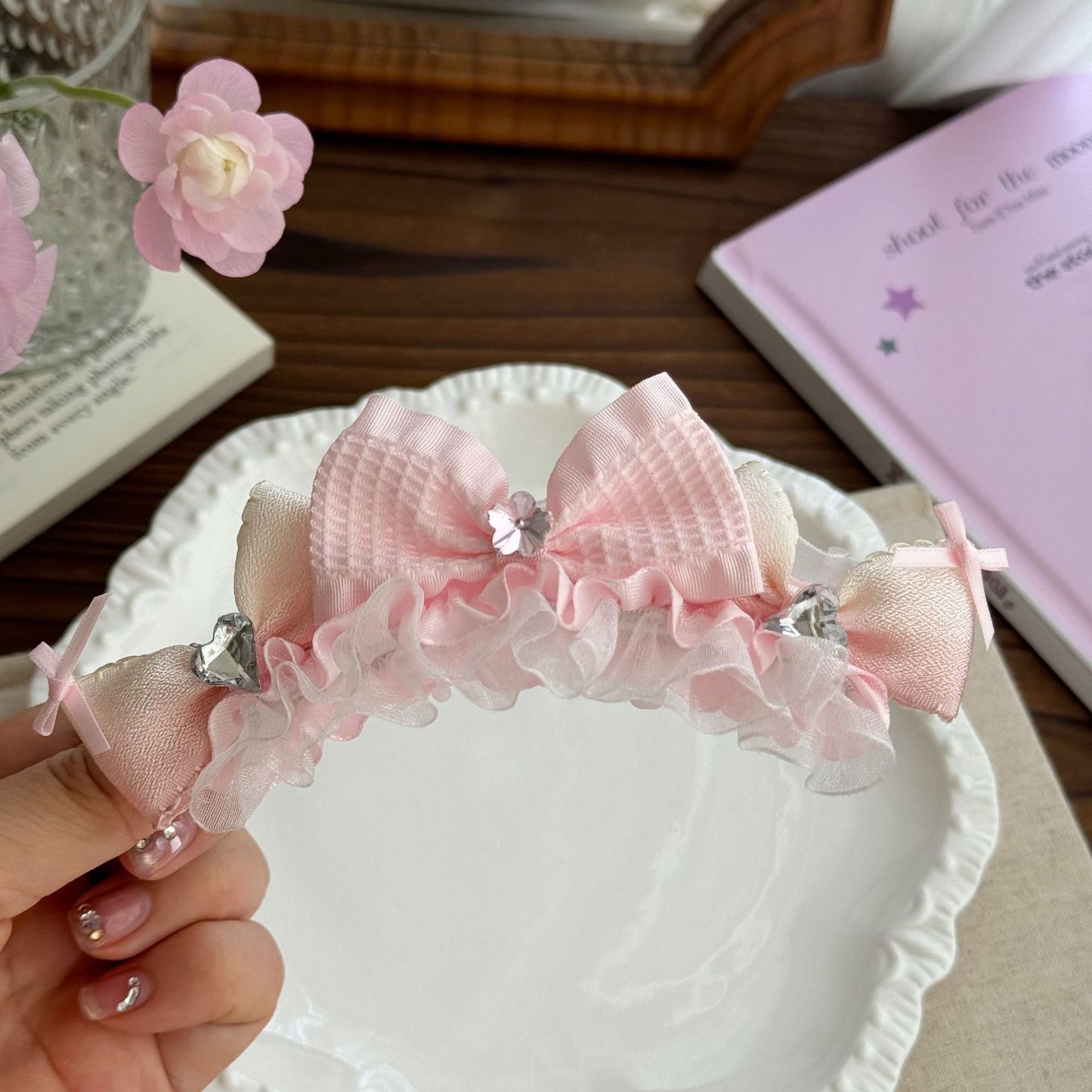 Cute Pet Headwear "Grace"