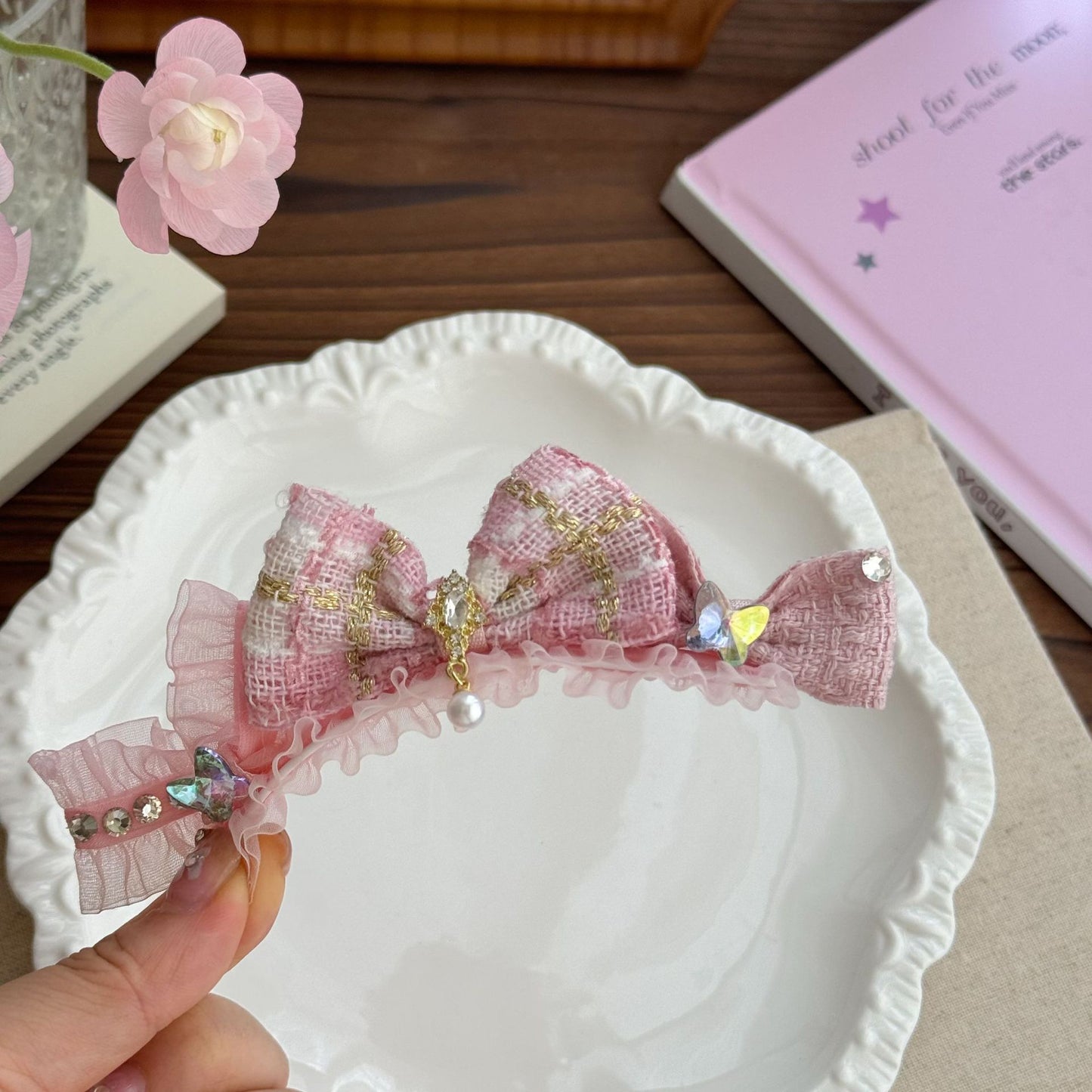 Cute Pet Headwear "Grace"