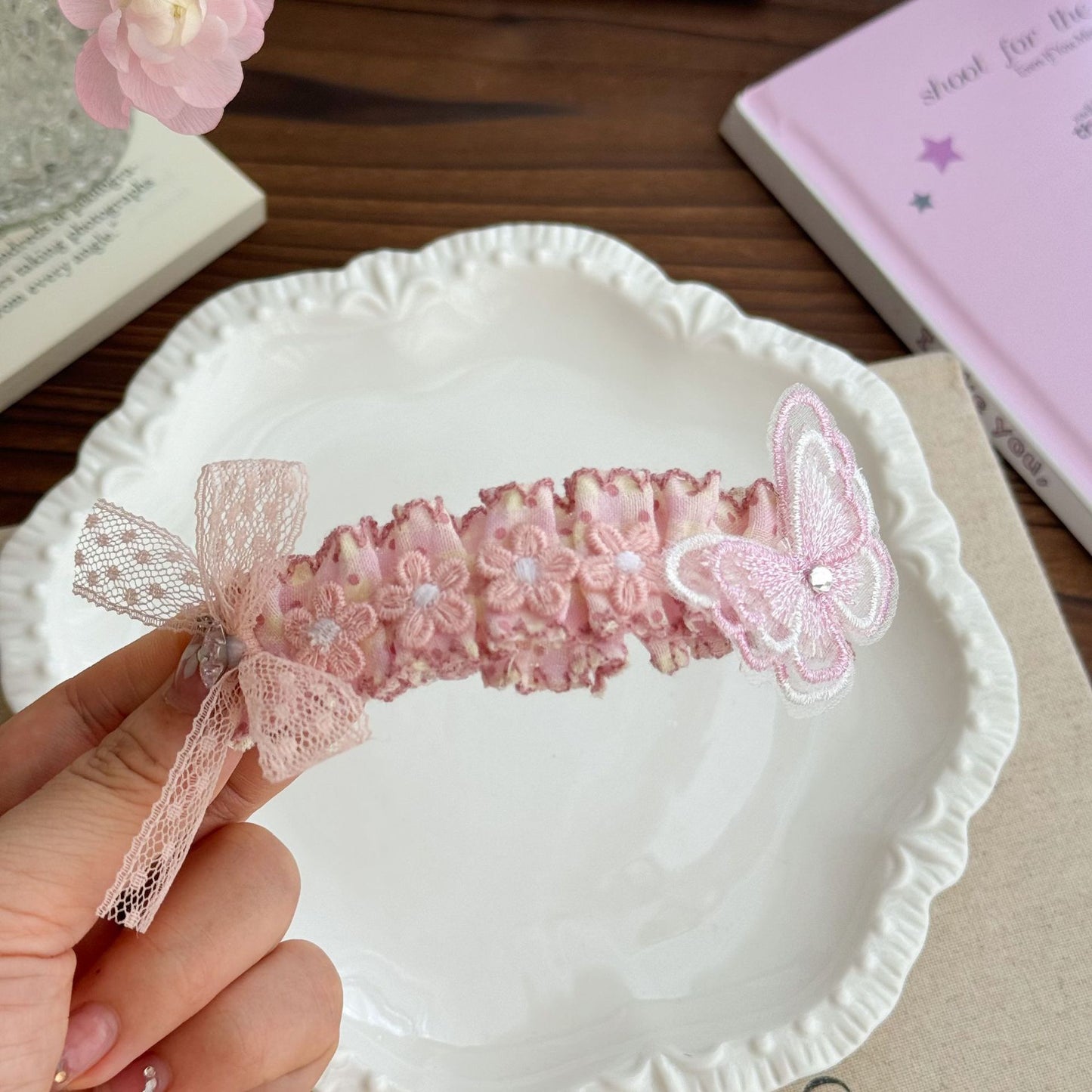 Cute Pet Headwear "Grace"