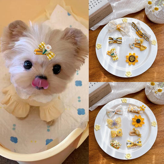 Cute Pet Headwear "Hana"