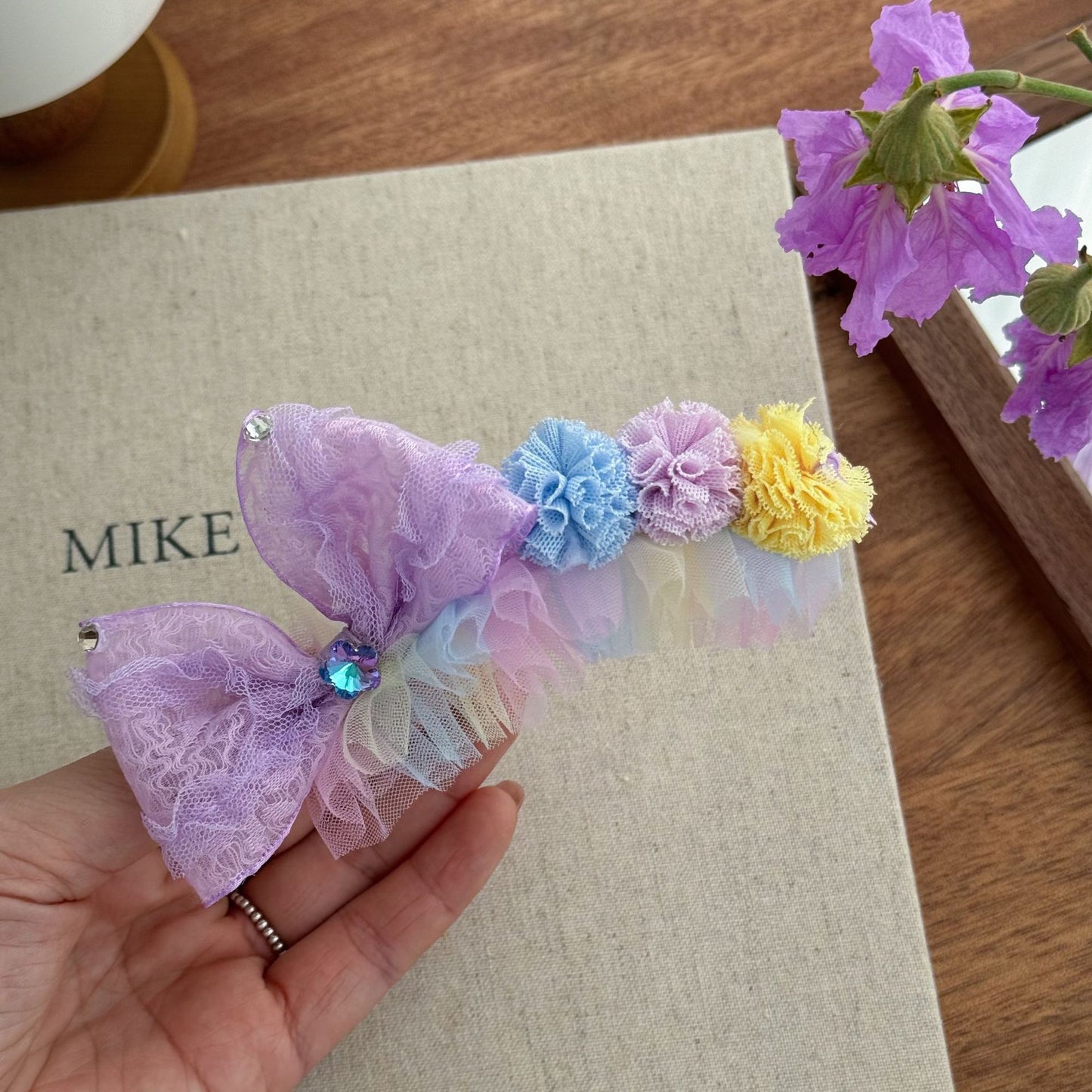 Cute Pet Headwear "Lily"