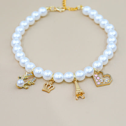 Pearl Necklace for Pet