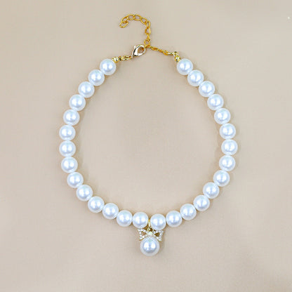 Pearl Necklace for Pet