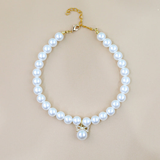 Pearl Necklace for Pet