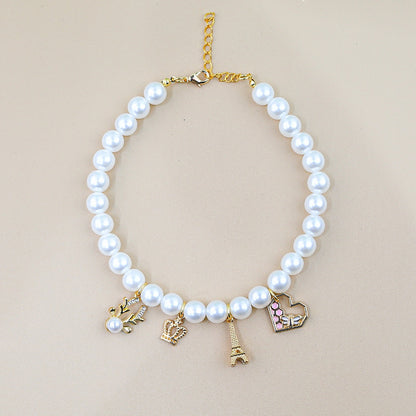 Pearl Necklace for Pet