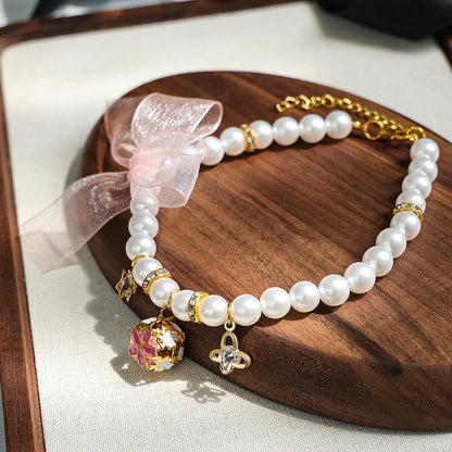 Pearl Necklace for Pet