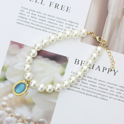 Gemstone Pearl Necklace